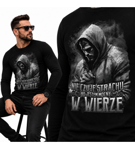 LONGSLEEVE Chrześcijański   Mocny  w Wierze